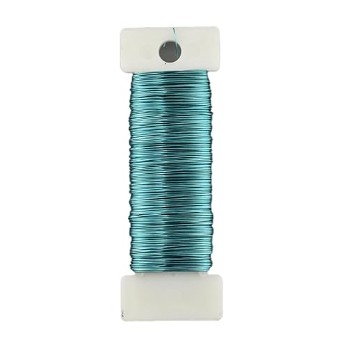 HAHIYO 26Gauge Blue Metal Floral Wire by HAHIYO