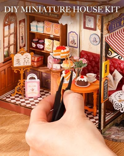 Rolife DIY Miniature House Kit for Adults - Leisure Tea Time