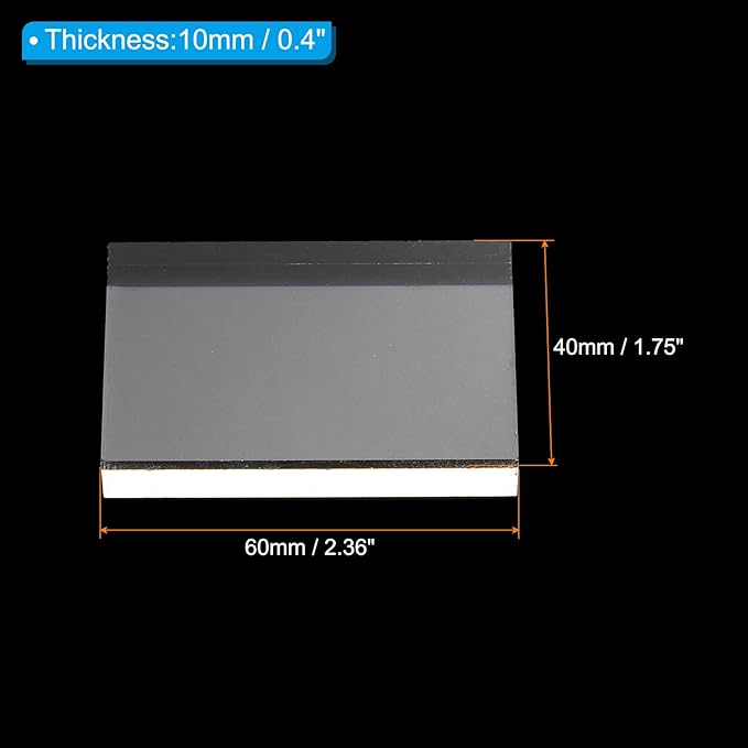 PATIKIL Acrylic Stamp Block, 1 Pack Clear Stamping Block - Image 2
