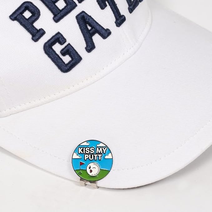 Funny & Unique Golf Ball Markers with Hat Clip – Creative Icon Designs for Golfers – Golf Accessories & Gifts