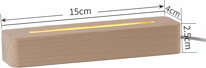 Resin Casting Mold Silicone Mold Supplies 2 Pack 6 Inch Rounded CuboidLed Wood - Image 3