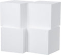 Crafare 4 Pack Craft Foam Blocks 6x6x6inch Polystyrene Brick Square by Crafare