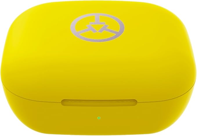 TecTecTec Team8 E Golf Earbuds - Bluetooth Golf Rangefinder Wireless Earphones with Hazard Alerts - Front/Middle/Back Green Distances - Touch Controls Golf Ball Tracker with Call Support - Yellow
