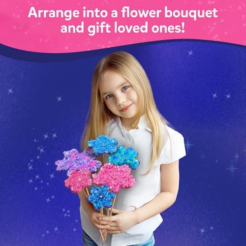 Skillmatics Poke-in Art – Flower Bouquet, Wood Craft Kit, Gift for Kids