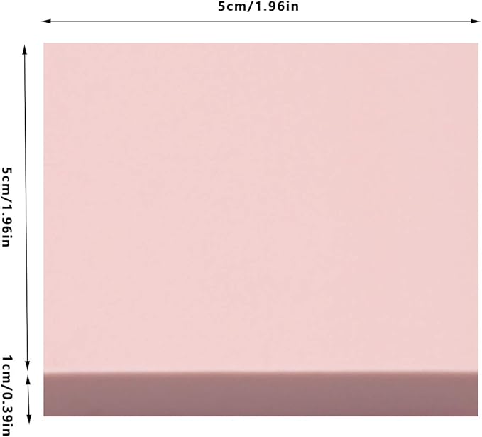8 Pcs 2"x2" Pink Rubber Carving Blocks - Image 6
