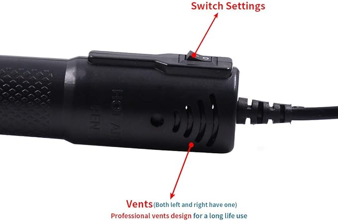 mofa Embossing Heat Pen, Mini Heat Gun, Hot Air Pen Tools Shrink Pen - Image 2