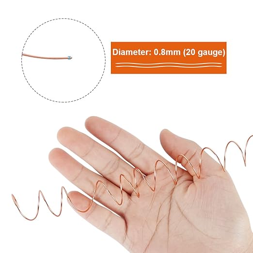 Tenn Well 20 Gauge Jewelry Wire, 328 Feet 0.8mm Bendable Aluminum Craft Wire - Image 3