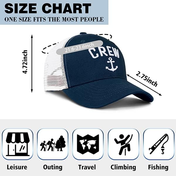 Outdoor Hat Captain Hats Hunting Hat Biggfoot Hat Mountain Baseball Cap Sailing Trucker Hat for Men Women