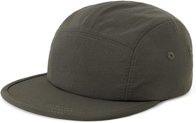 5 Panel Running Hat Waterproof Nylon Sun Hat Quick Dry Plain Baseball Cap for Men Women