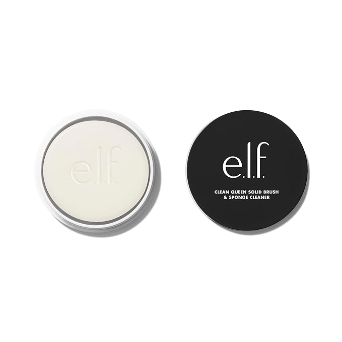 e.l.f. Clean Queen Solid Brush & Sponge Cleaner, Cleanses Face & Eye Makeup - Image 5