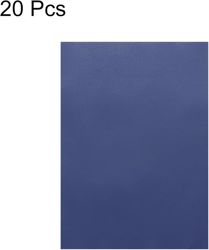 MECCANIXITY Colored Vellum Paper, 20 Sheet Deep Blue Transparency 11.7 x 8.2 - Image 3