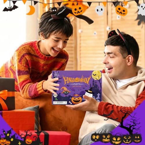 Fennoral 7 Pack Wooden Pumpkin House Craft for Kids Make You Own 3D Halloween House DIY Paint Art and Craft for Classroom Art Projiect Halloween Party Decoration