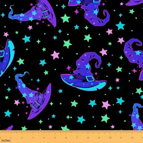 jejeloiu Halloween Fabric by The Yard Soft 2 Yards