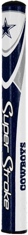 SuperStroke NFL Golf Putter Grip, Mid Slim 2.0, Cross-Traction Control Texture for Max Feel and Comfort
