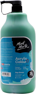Mont Marte Discovery School Acrylic, Sap Green, 1/2 Gallon. Ideal by MontMarte