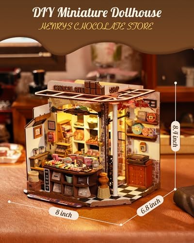 Rolife DIY Miniature House Shop Series - Henry's Chocolate Shop