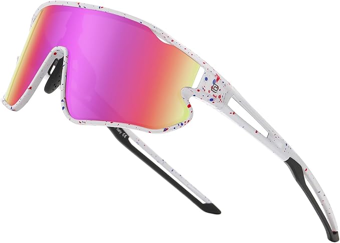 DUCO Kids Sunglasses Youth Baseball Sun Glasses Lightweight TR90 Frame UV400 Sports Cycling Shades for Boys Girls DK268
