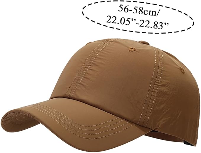 Waterproof Baseball Cap Breathable UPF50+ Caps for Men Women Outdoor Sport Adjustable Rain Quick Dry Hat