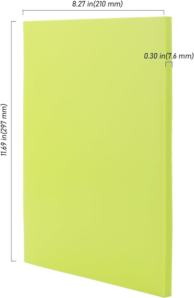 5 PCS Green A4 Rubber Carving Blocks, 8.3 x 11.8 Inch Large Stamp Block - Image 2