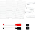 Baseball Lineup Magnets, 40Pcs 0.51 x 2.31 Inch Strong Magnetism Magnetic Baseball Lineup Board Reusable Magnets for Baseball Lineup Board Free Movement Softball Magnetic Lineup Board for Dugout