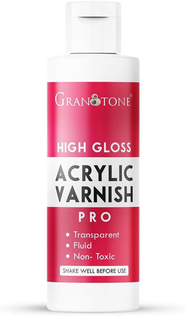 GRANOTONE Acrylic Artist's Varnish | High Gloss Finish | Non-Yellowing | by GRANOTONE