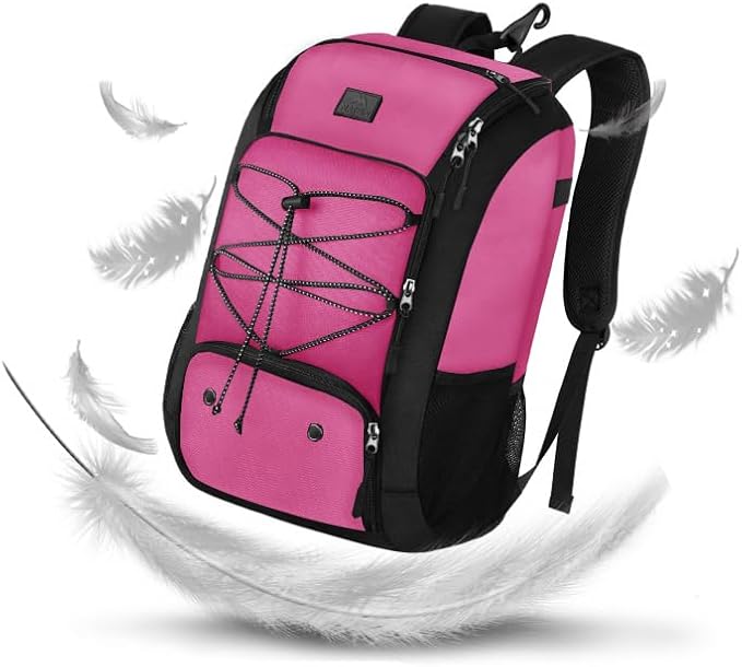 MATEIN Baseball Backpack, Softball Bat Bag with Shoes Compartment for Youth, Boys and Adult, Lightweight Baseball Bag with Fence Hook Hold TBall Bat, Batting Mitten, Helmet, Caps, Teeball Gear