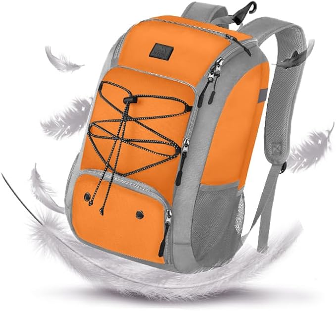 MATEIN Baseball Backpack, Softball Bat Bag with Shoes Compartment for Youth, Boys and Adult, Lightweight Baseball Bag with Fence Hook Hold TBall Bat, Batting Mitten, Helmet, Caps, Teeball Gear