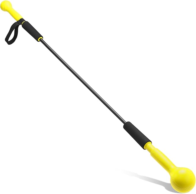 Baseball Hitting Stick,Batting Practice Equipment for Baseball and Softball,Extended Handlebar with Grip Strap,Ideal One-on-One Baseball Training Equipment