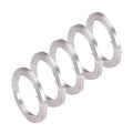 Fashewelry 3mm Aluminum Flat Wire Silver 82Ft Bendable Nose by FASHEWELRY