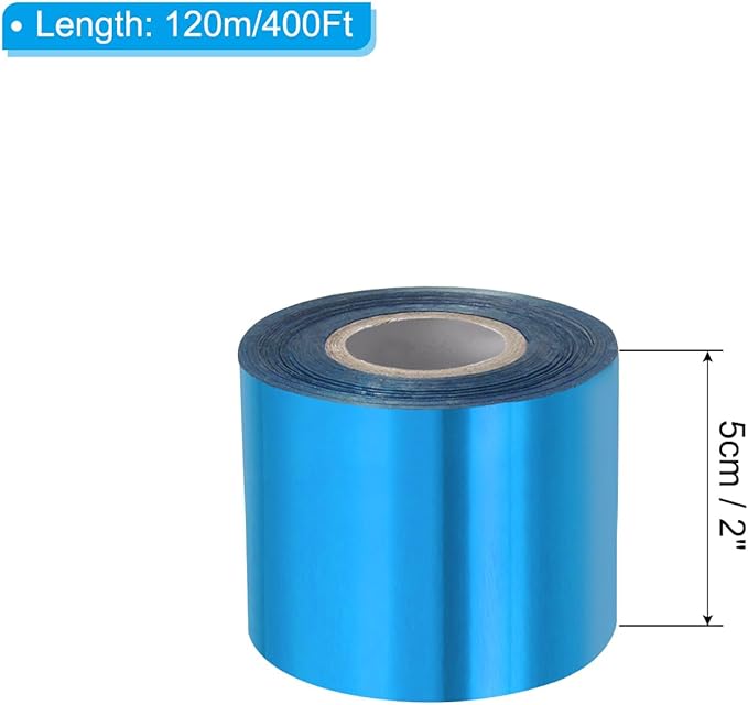 PATIKIL 2"x400Ft Hot Stamping Foil Paper, Heat Transfer Hot Stamping Paper Foil - Image 2