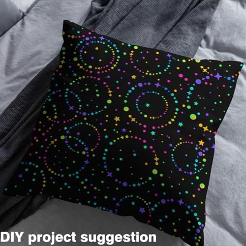 jejeloiu Outer Space Upholstery Fabric Soft 10 Yards