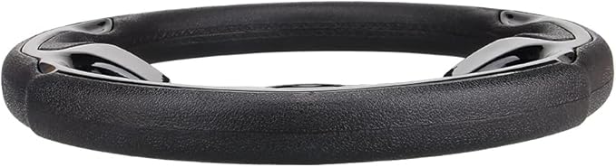 12.5inch Bright Black Golf Cart Steering Wheel with Ergonomic Design Universal Fit for Golf Cart Club Car EZGO RXV & TXT, Yamaha, Precedent Tempo, DS