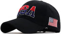 USA Flag Baseball Cap American Patriotic Trucker Hat Father Dad Mother Mom Adjustable Sportswear Hat for Men Women Adults