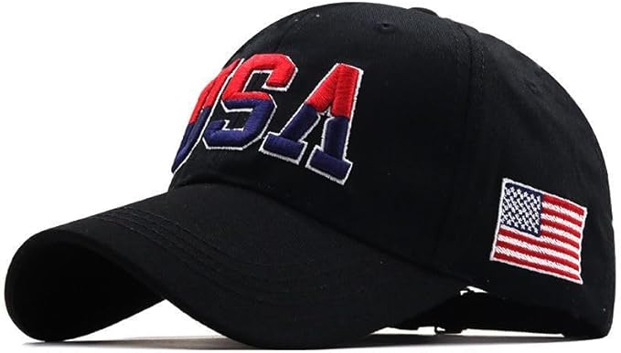 USA Flag Baseball Cap American Patriotic Trucker Hat Father Dad Mother Mom Adjustable Sportswear Hat for Men Women Adults