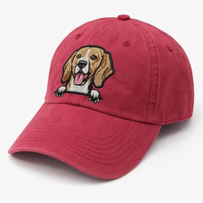 Pet Dog Lover Gifts,Embroidered Dog Baseball Hats for Men Women Dad Mom