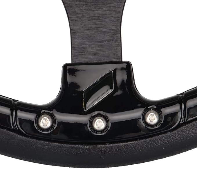 Golf Cart Steering Wheel Universal Design for Most Golf Cart Club Car DS and Precedent 12.5 inch Black EZGO Yamaha Steering Wheel