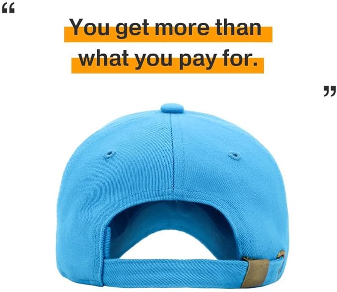 KBETHOS Classic Unisex Cotton Adjustable Low Crown Baseball Cap – Plain Dad Hat