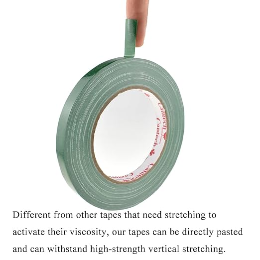 HAHIYO Green 0.5Inch Wide 2Rolls Floral Tape Waterproof Florist Tape Flower - Image 4