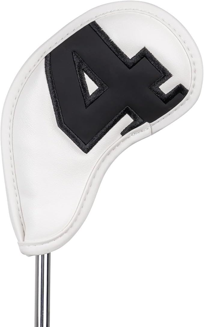 Craftsman Golf Magnetic Iron Headcovers Protective Cover with Large No. Available for Customize Name