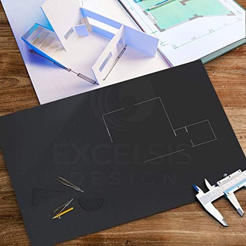 15 Pack Foam Board | Black Foam Board 3/16 Inch Thick Black Core Mat | Backing - Image 2
