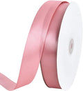 TONIFUL 1 Inch x 100yds Rose Gold Satin Ribbon, Thin Solid Color Satin Ribbon by TONIFUL