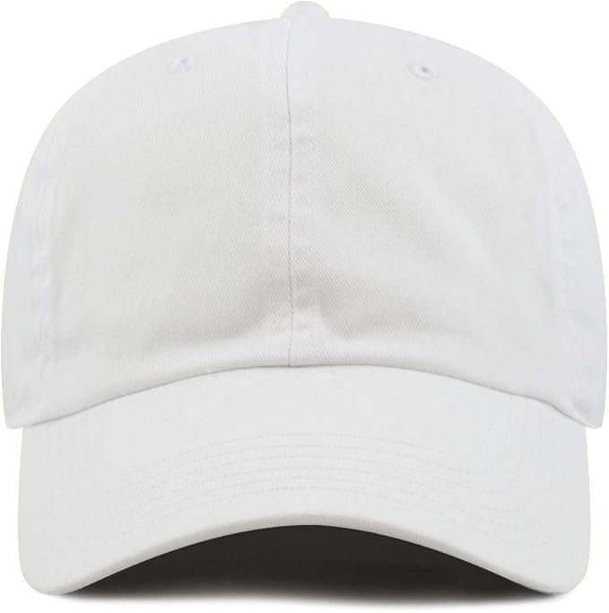 Cotton Baseball Cap Dad Hat – Washed Low Profile Adjustable Hat for Men Women Casual Outdoor Running Golf