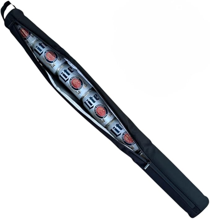 Beer Sleeve for Golf Bag - The Ten Iron, 7-Can Insulated Golf Cooler Cooler Sleeve, Discretely Keep Canned Drinks Cold on The Golf Course, Golf Gifts For Men, Gifts For Golfers