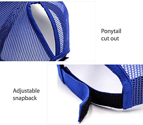 Criss Cross Hat Washed Distressed Baseball Cap Ponytail Hat High Messy Bun Ponycap for Women