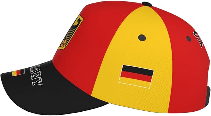 National Flags Baseball Cap for Men Women, Fashion Adjustable Sun Protection Visor Caps Trucker Hat Patriotic Caps