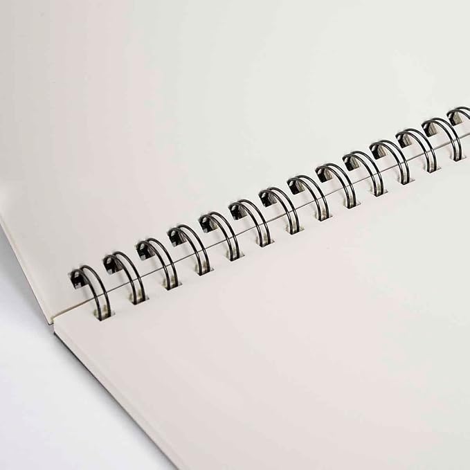 conda 9"x12" Sketch Book Set, 2 Pack, 120 Sheets, Spiral Bound Marker Pad - Image 5