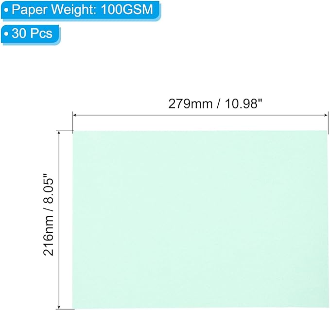 PATIKIL 30 Sheets Vellum Paper 8.5x11inches, Printable Translucent Paper 100GSM - Image 2