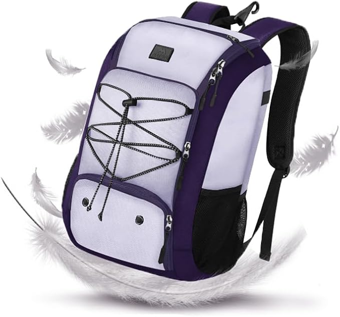 MATEIN Baseball Backpack, Softball Bat Bag with Shoes Compartment for Youth, Boys and Adult, Lightweight Baseball Bag with Fence Hook Hold TBall Bat, Batting Mitten, Helmet, Caps, Teeball Gear