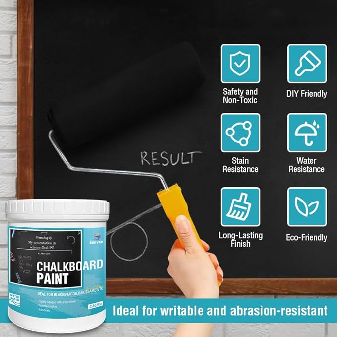Chalkboard Paint White Chalk Board Paint - Image 2