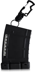 Teemags Golf Tee Holder – Black Clip-On Tee Caddy for Belt or Bag | Holds Up to 18 Tees | Durable & Lightweight Golf Accessory Made in The USA